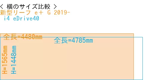 #新型リーフ e＋ G 2019- +  i4 eDrive40